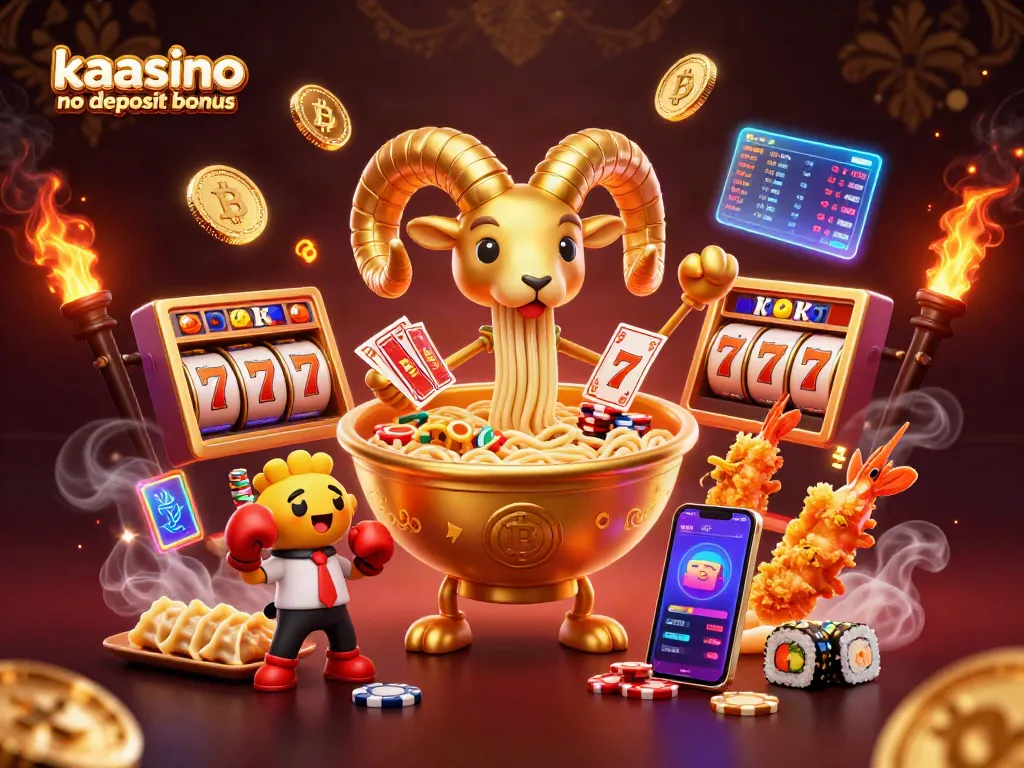 Engaging scene showcasing the kaasino casino no deposit bonus with a spectacular 3D cartoon casino theme.